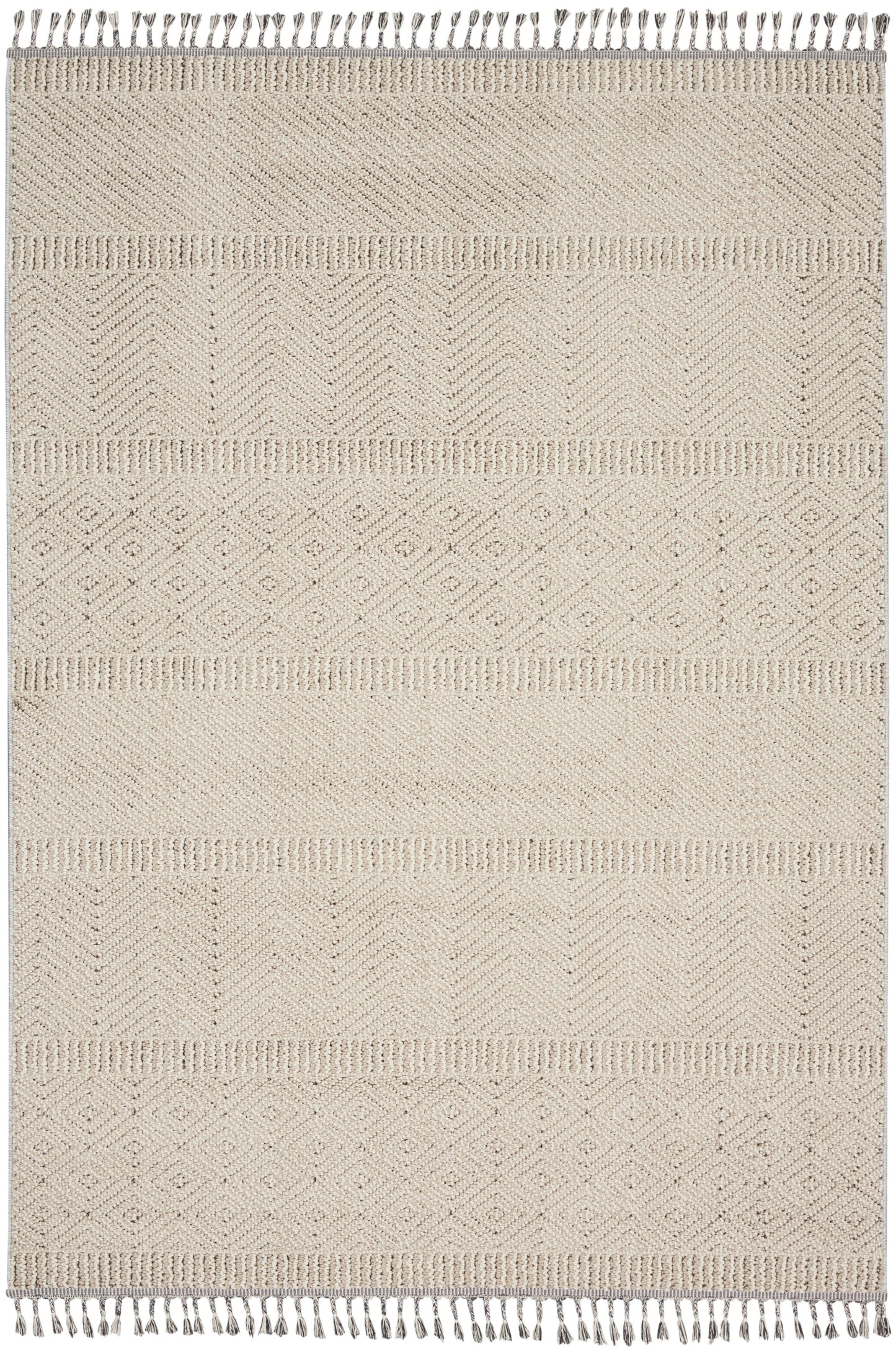 Nourison Home Paxton PAX06 Taupe Contemporary Power-loomed Rug