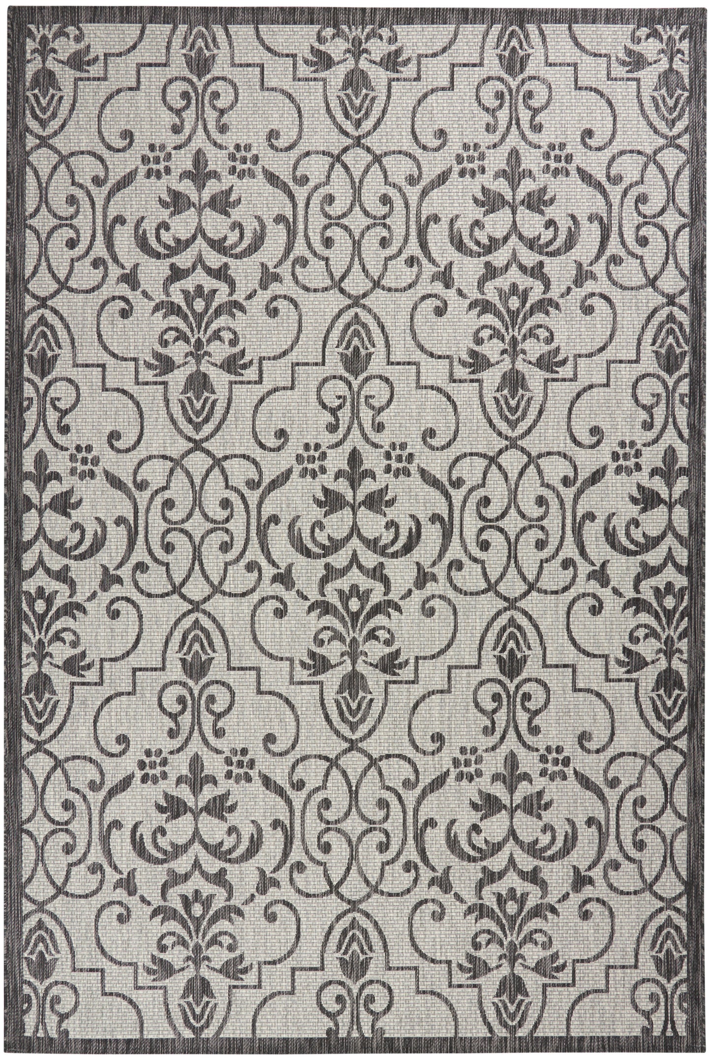 Nourison Home Country Side  Ivory Charcoal  Transitional