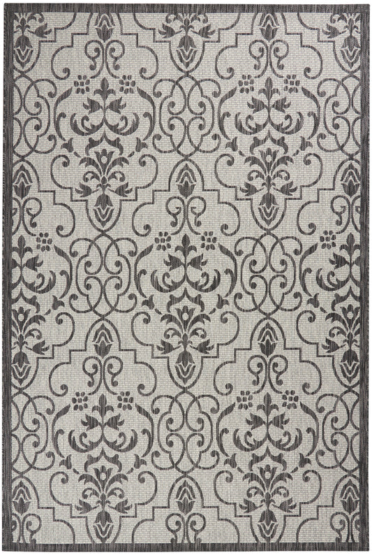 Nourison Home Country Side  Ivory Charcoal  Transitional