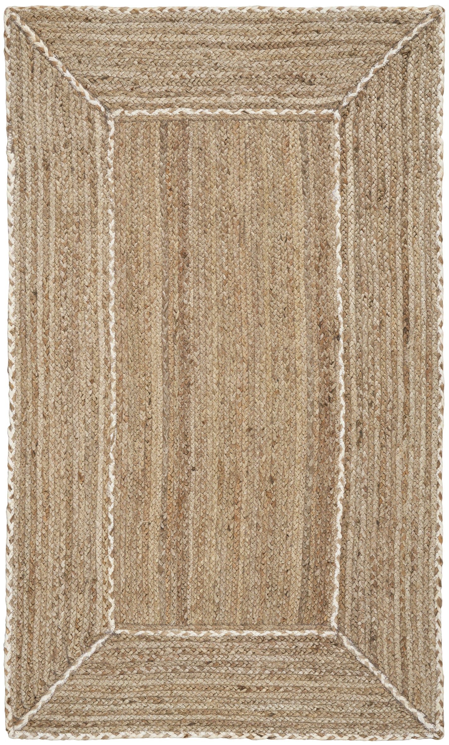 Nourison Home Terrazzo Jute TRJ01 Natural Grey Contemporary Hand Woven Rug