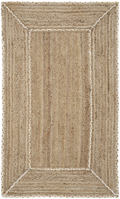Nourison Home Terrazzo Jute TRJ01 Natural Grey Contemporary Hand Woven Rug