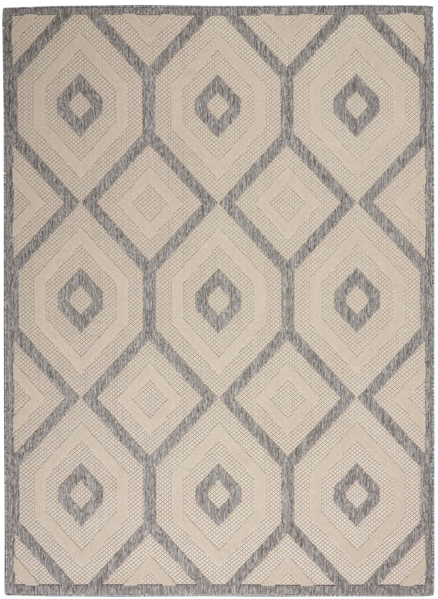 Nourison Home Cozumel CZM02 Cream Contemporary Power-loomed Rug