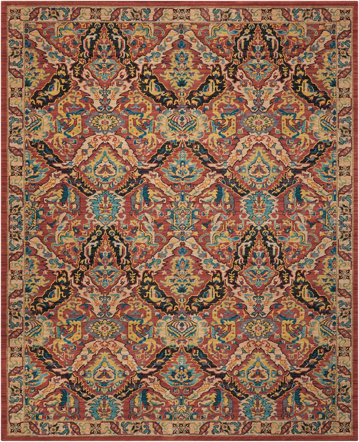 Nourison Home Nourison 2020 NR205 Terracotta Traditional Loomed Rug