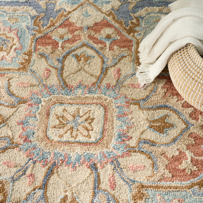 Nourison Home Maison  Rust Ivory  Traditional