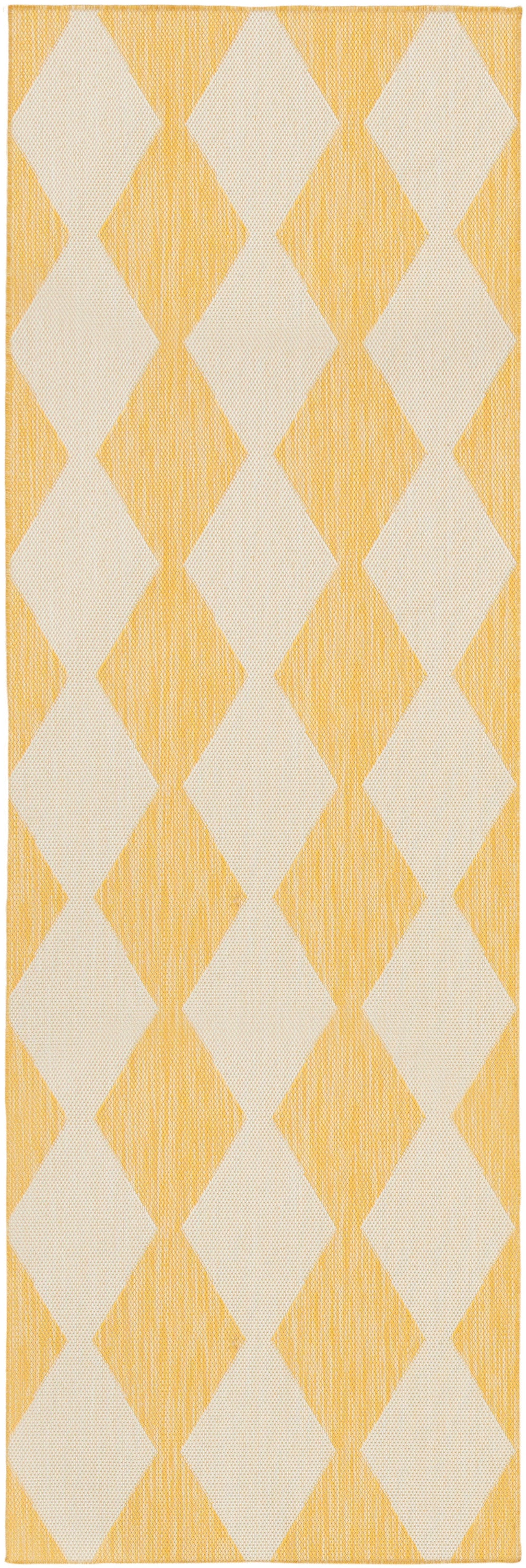 Nourison Home Positano POS04 Yellow Contemporary Power-loomed Rug