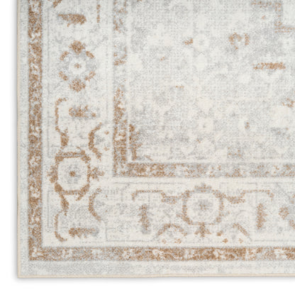 Nourison Home Astra Machine Washable  Grey  Traditional