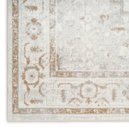 Nourison Home Astra Machine Washable  Grey  Traditional