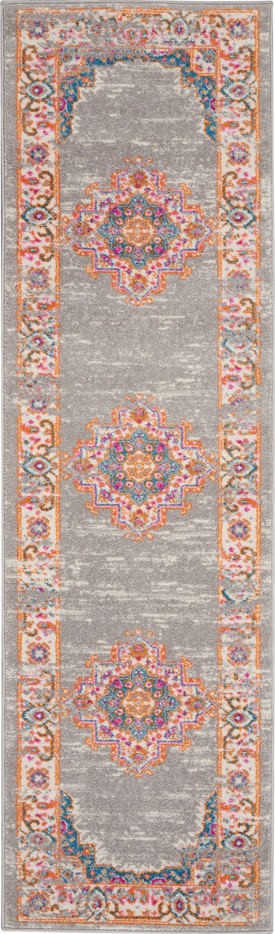 Nourison Home Passion PSN03 Grey Transitional Power-loomed Rugs