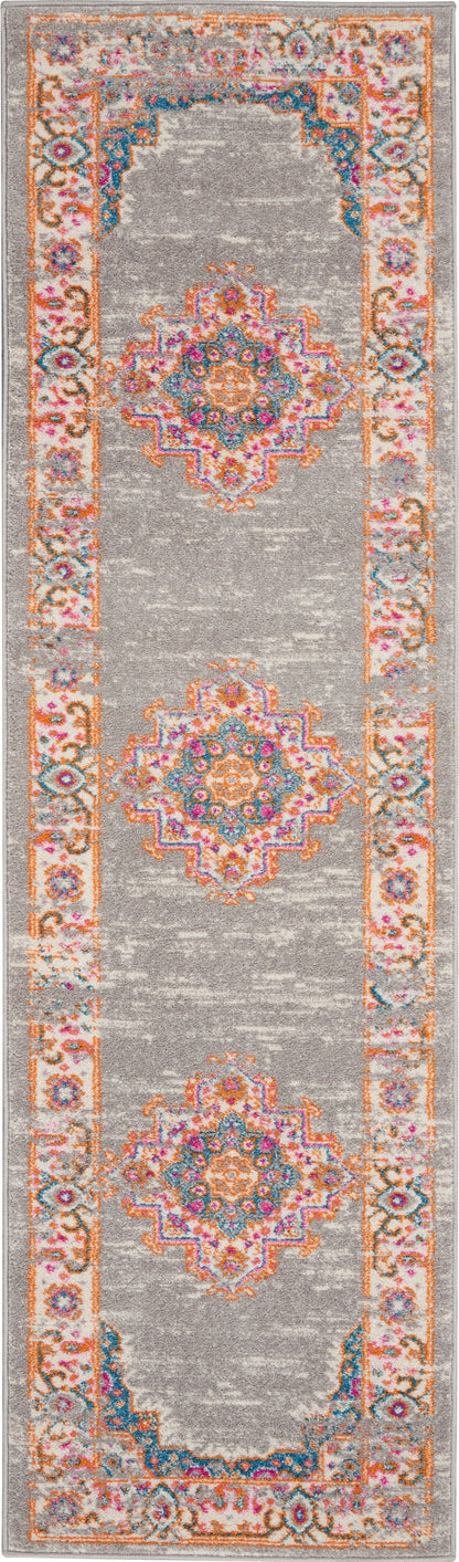Nourison Home Passion PSN03 Grey Transitional Power-loomed Rugs