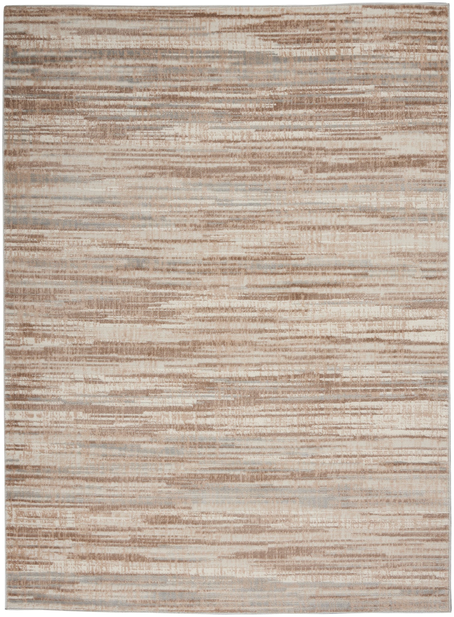 Nourison Home Elation ETN01 Ivory Grey Contemporary Power-loomed Rug