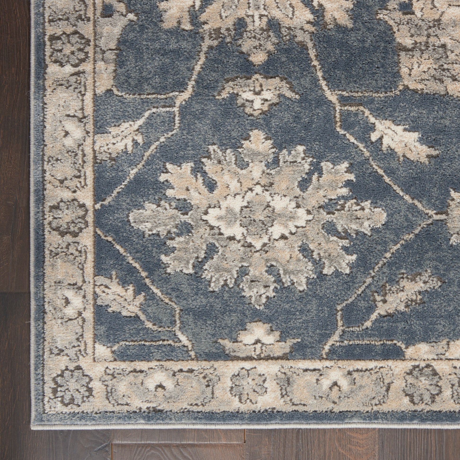 Nourison Home Quarry  Blue Beige  Traditional