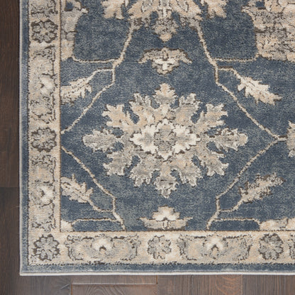 Nourison Home Quarry  Blue Beige  Traditional