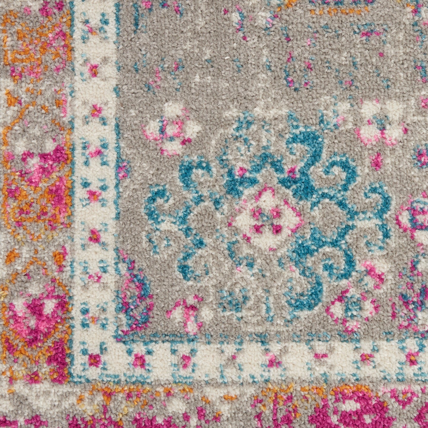 Nourison Home Passion  Grey Multicolor  Transitional