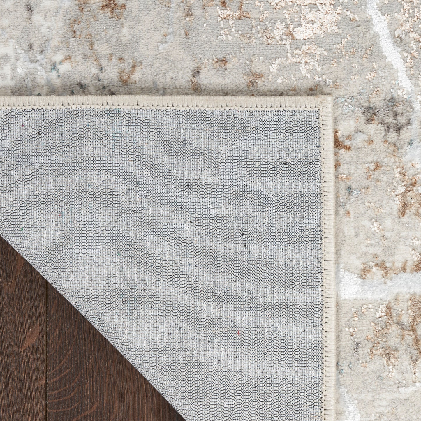 Nourison Home Glitz  Grey Multicolor  Contemporary