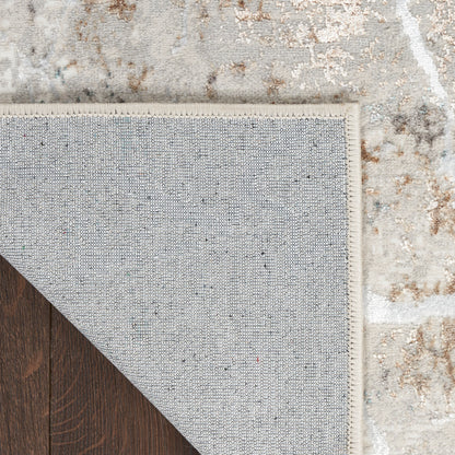 Nourison Home Glitz  Grey Multicolor  Contemporary