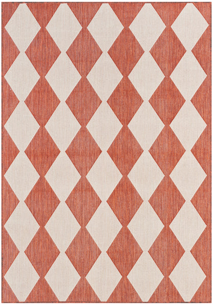 Nourison Home Positano POS04 Terracotta Contemporary Power-loomed Rug
