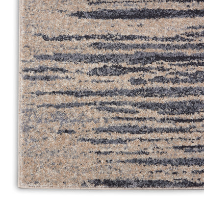 Nourison Home Moroccan Celebration  Blue Beige  Contemporary