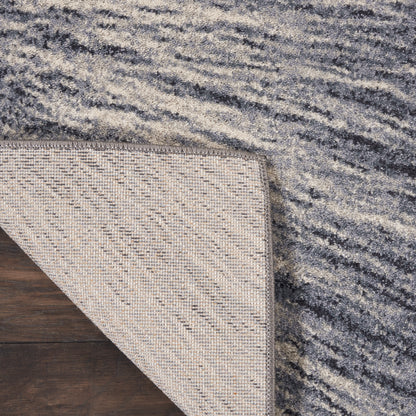 Nourison Home Moroccan Celebration  Blue Grey  Contemporary