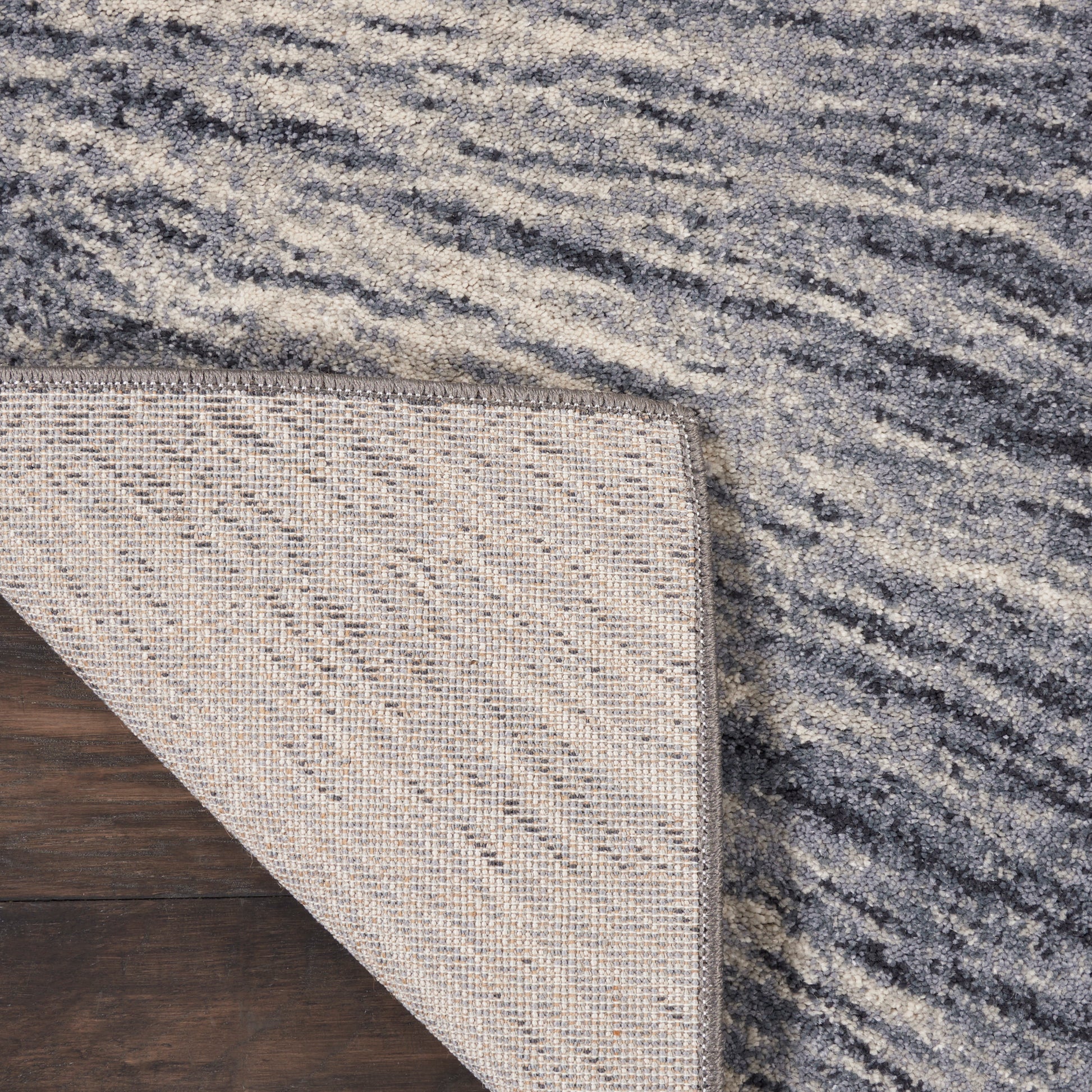 Nourison Home Moroccan Celebration  Blue Grey  Contemporary