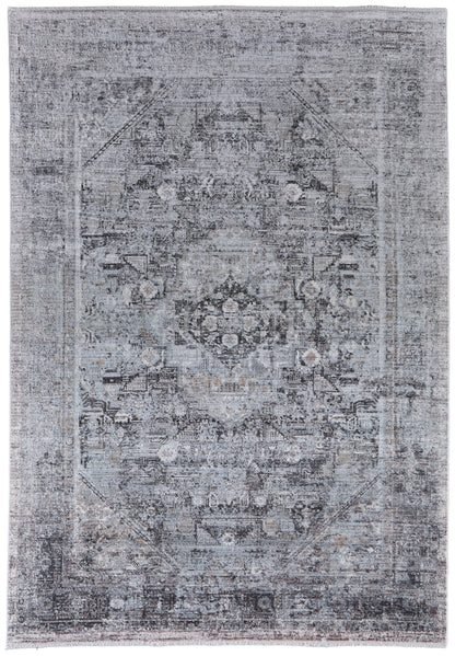 Feizy Sarrant  Gray  Transitional/Bohemian & Eclectic/Casual