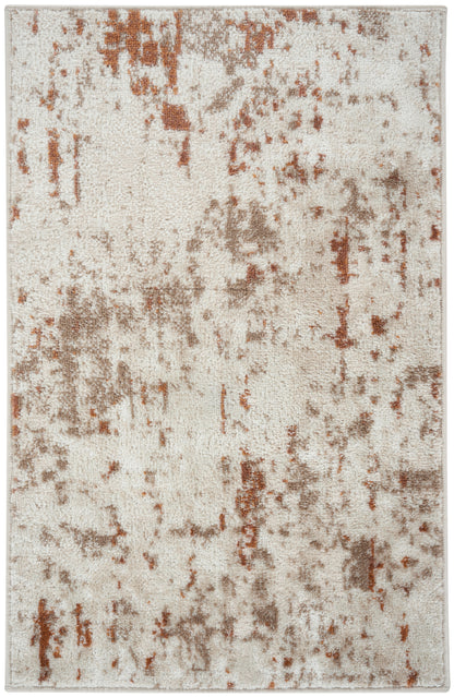 Nourison Home Quarry QUA01 Ivory Rust Contemporary Power-loomed Rugs