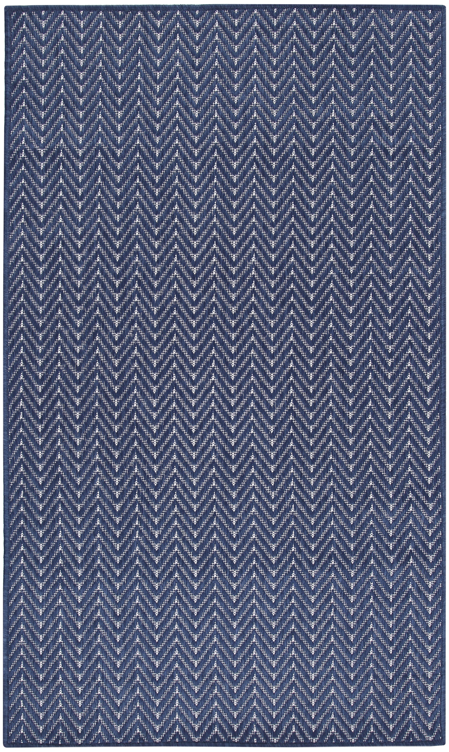 Nourison Home Horizon Indoor/Outdoor HOZ02 Navy Contemporary Power-loomed Rug