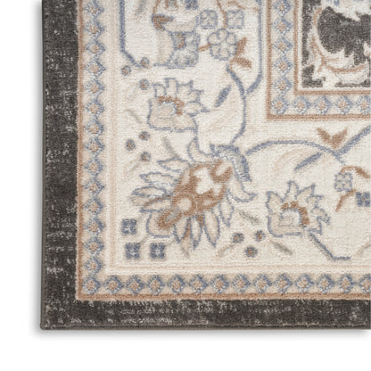 Nourison Home Serenity Home  Ivory Grey Blue  Traditional