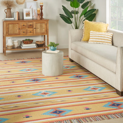 Nourison Home Baja  Yellow  Transitional