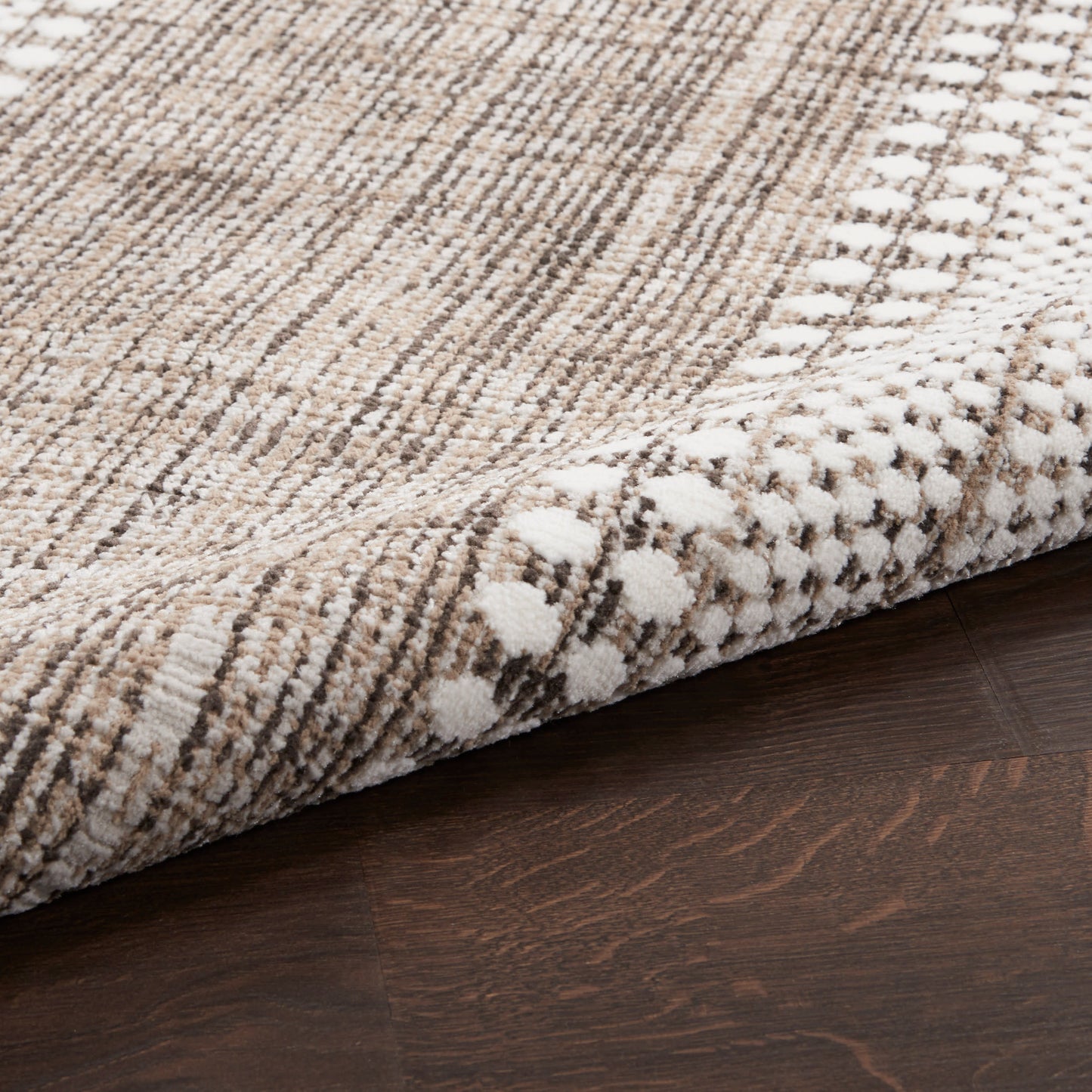 Nourison Home Asilah  Mocha Ivory  Contemporary