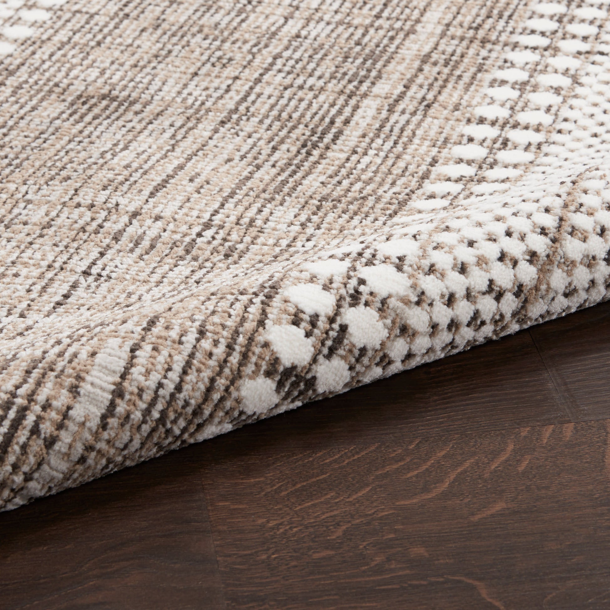 Nourison Home Asilah  Mocha Ivory  Contemporary
