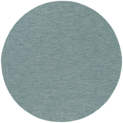 Nourison Home Washable Solutions WSL01 Aqua Contemporary Power-loomed Rug