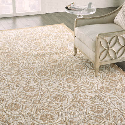 Nourison Home Aruba  Beige Cream  Transitional