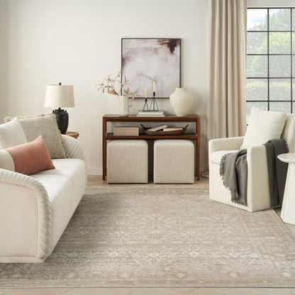 Nourison Home Dekor  Cream Beige  Traditional