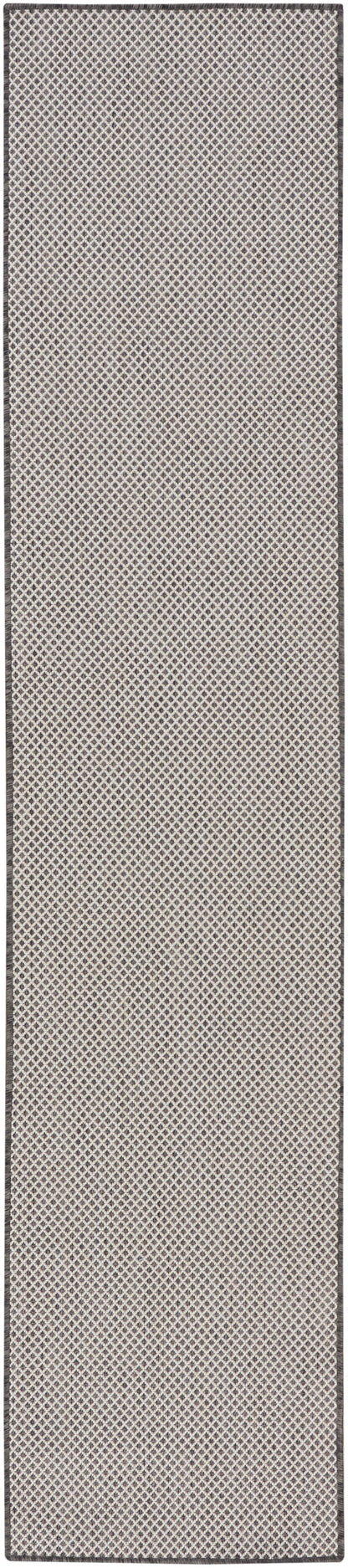 Nourison Home Courtyard COU01 Ivory Charcoal Contemporary Power-loomed Rug