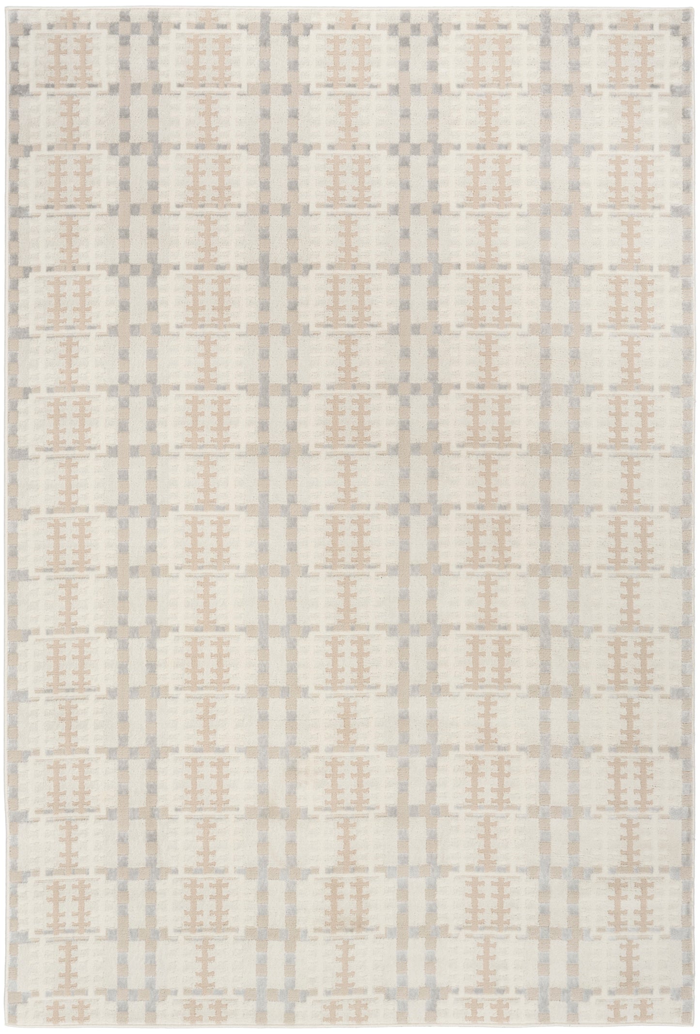 Nourison Home Nordic NRC08 Ivory Multicolor Contemporary Power-loomed Rug