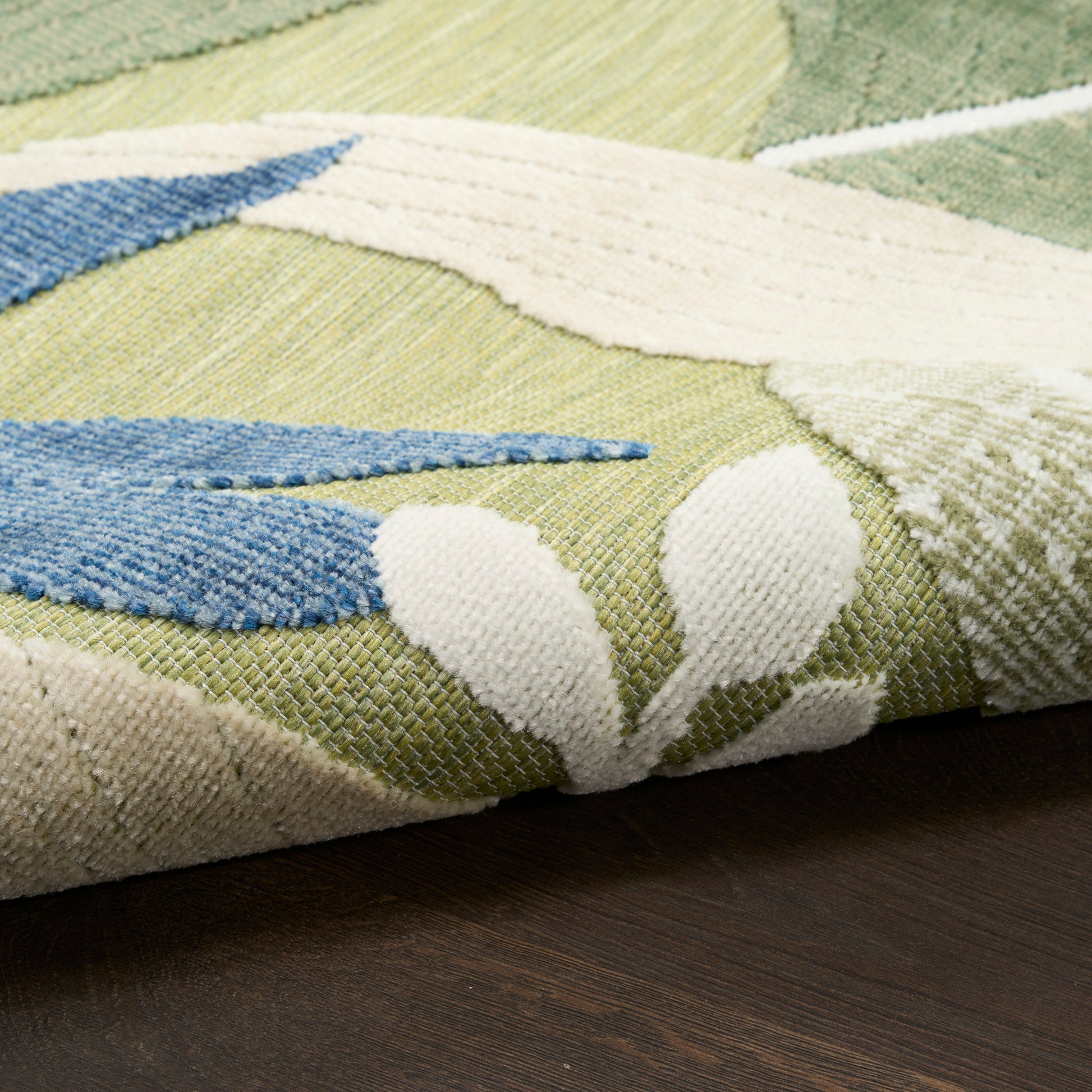 Nourison Home Suncoast  Green Blue  Contemporary