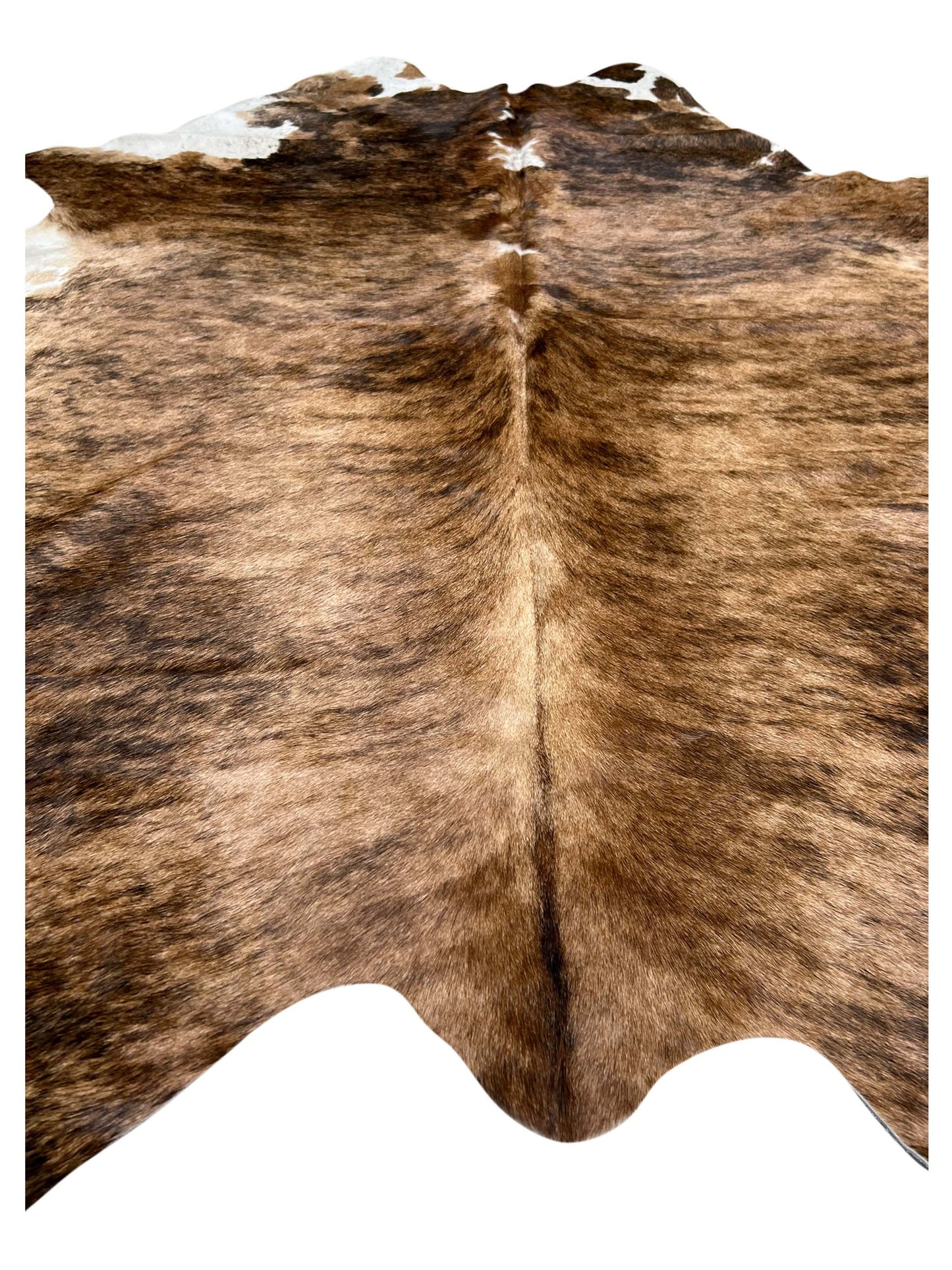 Artisan Claire 5555 Brown Beige Hair on Hide Cowhide Shape Rug