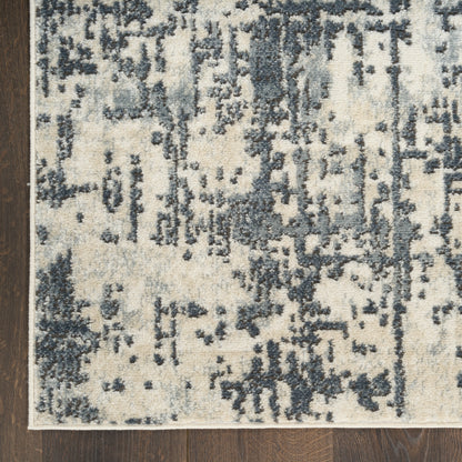 Nourison Home Quarry  Ivory Grey  Contemporary