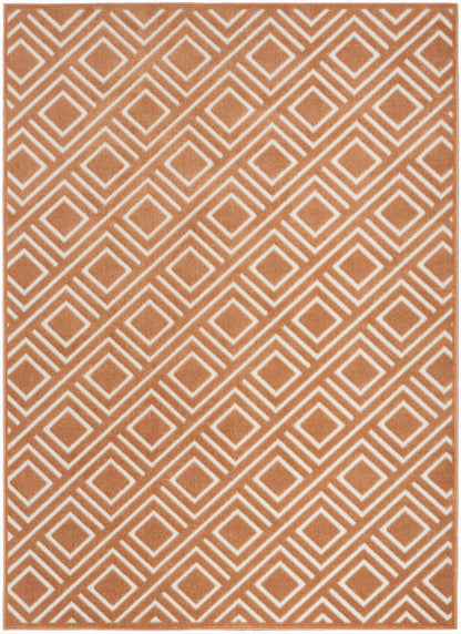 Nourison Home Care Free CAF03 Copper Contemporary Loom-woven Rug
