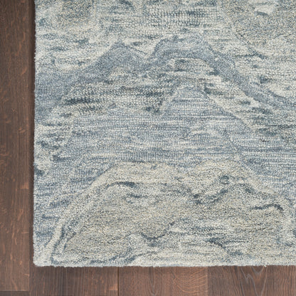 Nourison Home Graceful  Blue  Contemporary