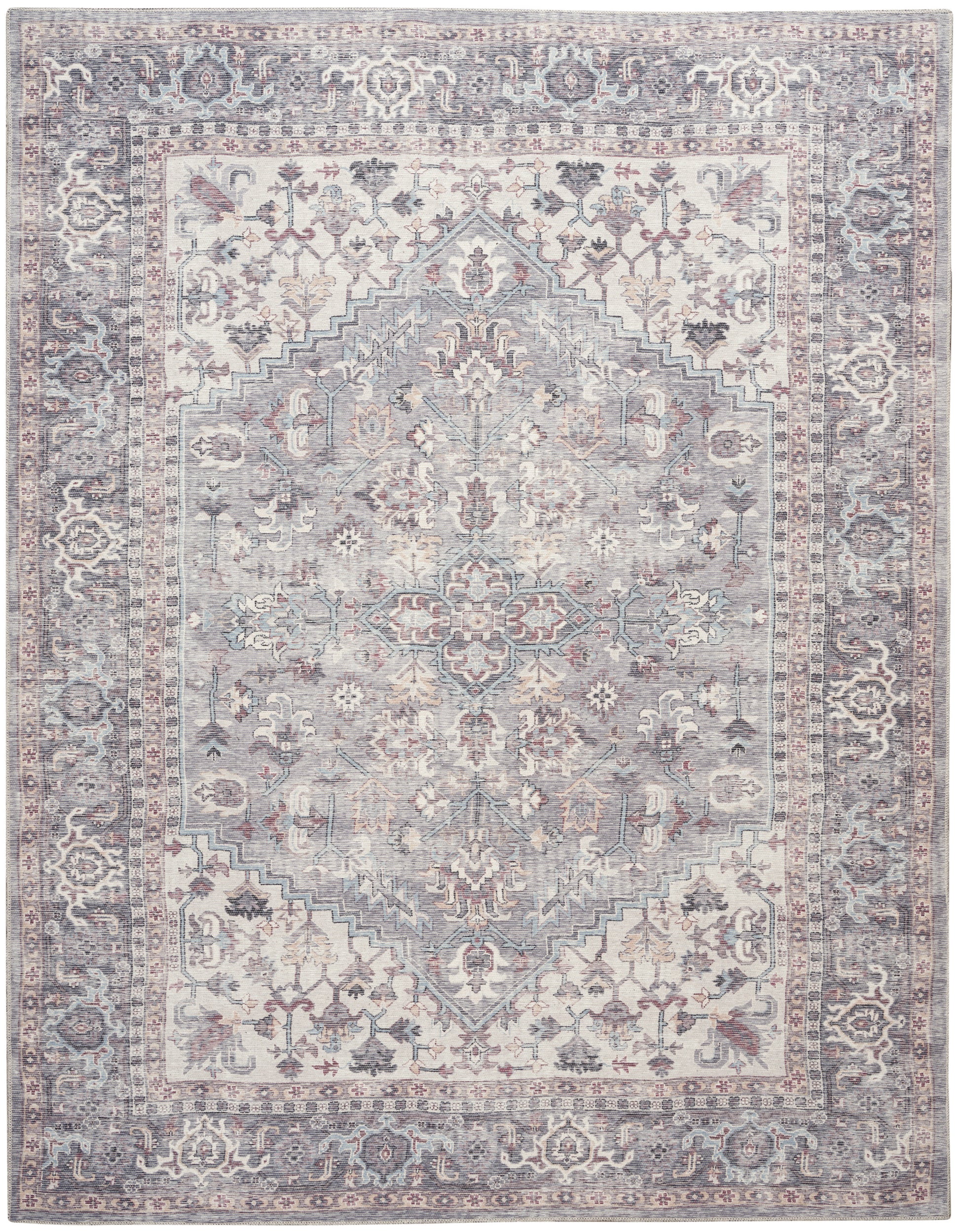 Nourison Home New Concept Washables  Grey  Traditional