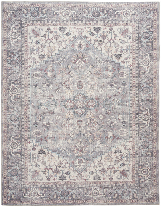 Nourison Home New Concept Washables  Grey  Traditional