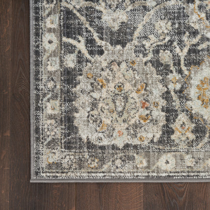 Nourison Home Oushak Home  Charcoal  Traditional