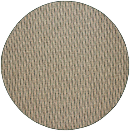 Nourison Home Courtyard COU01 Green Contemporary Power-loomed Rug