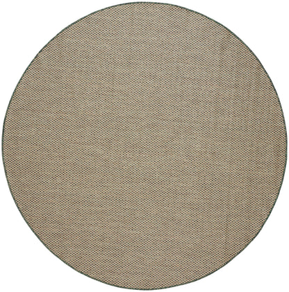 Nourison Home Courtyard COU01 Green Contemporary Power-loomed Rug