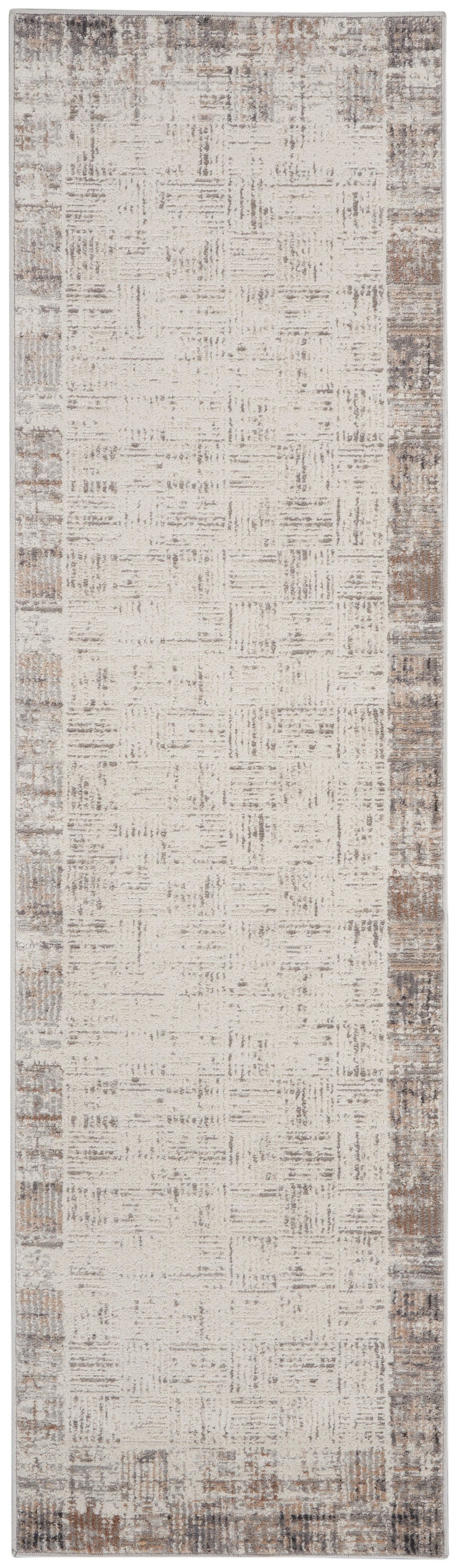 Nourison Home Elation ETN05 Ivory Grey Contemporary Power-loomed Rug