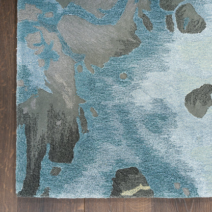 Nourison Home Prismatic  Grey Slate  Contemporary