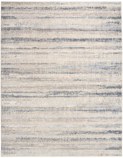 Calvin Klein CK089 Drift DRF03 Blue Contemporary Machine Woven Rug