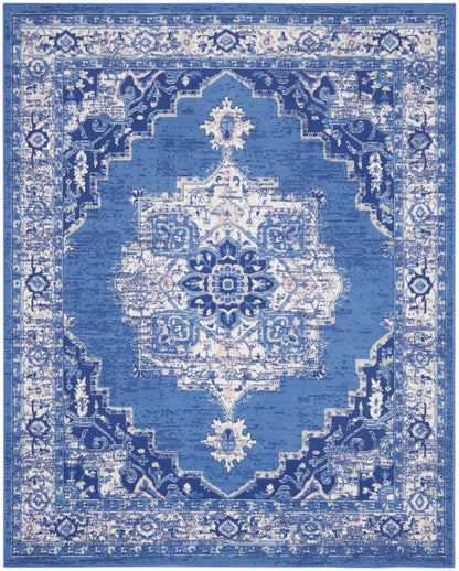 Nourison Home Whimsicle WHS03 Navy Transitional Power-loomed Rug