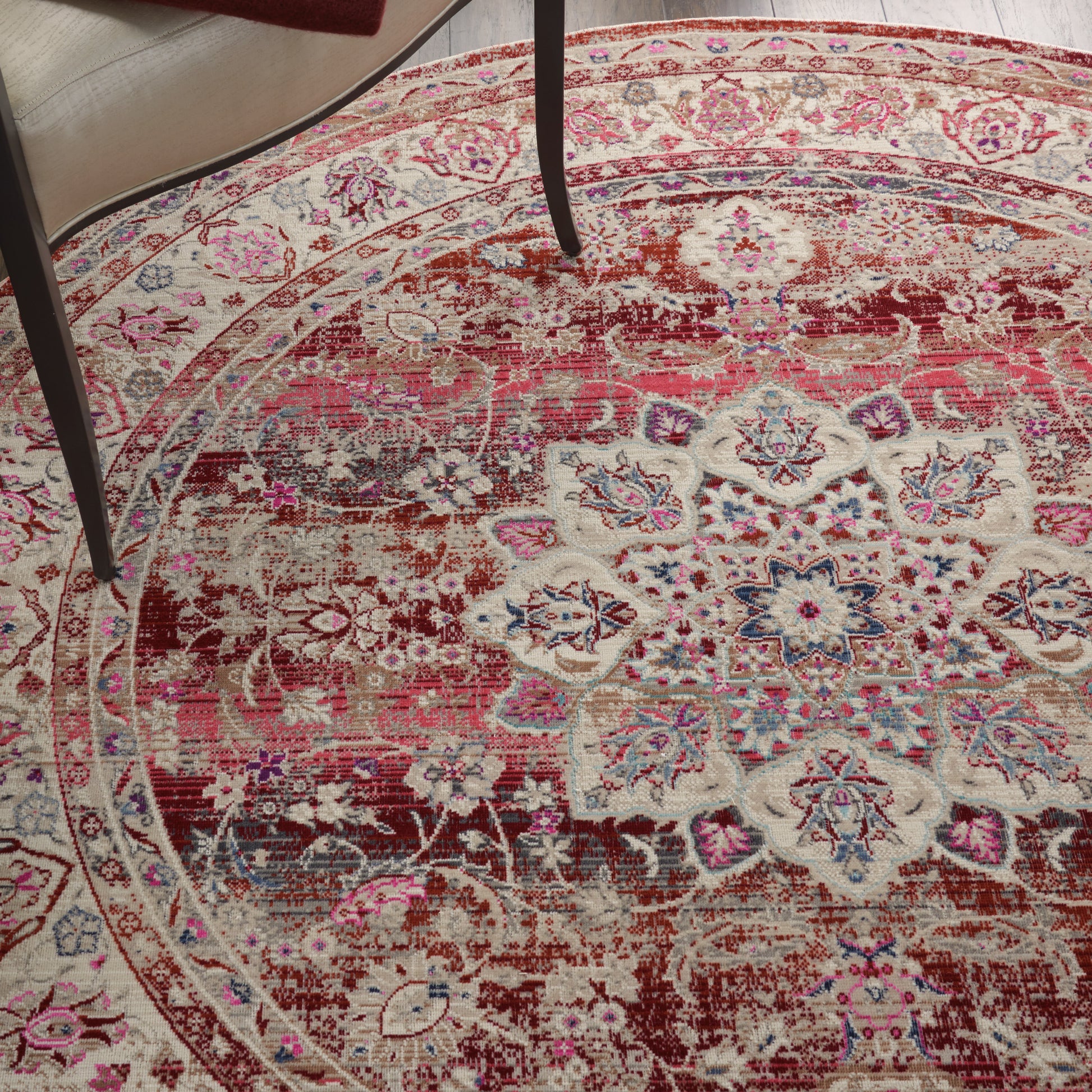 Nourison Home Vintage Kashan  Red  Traditional